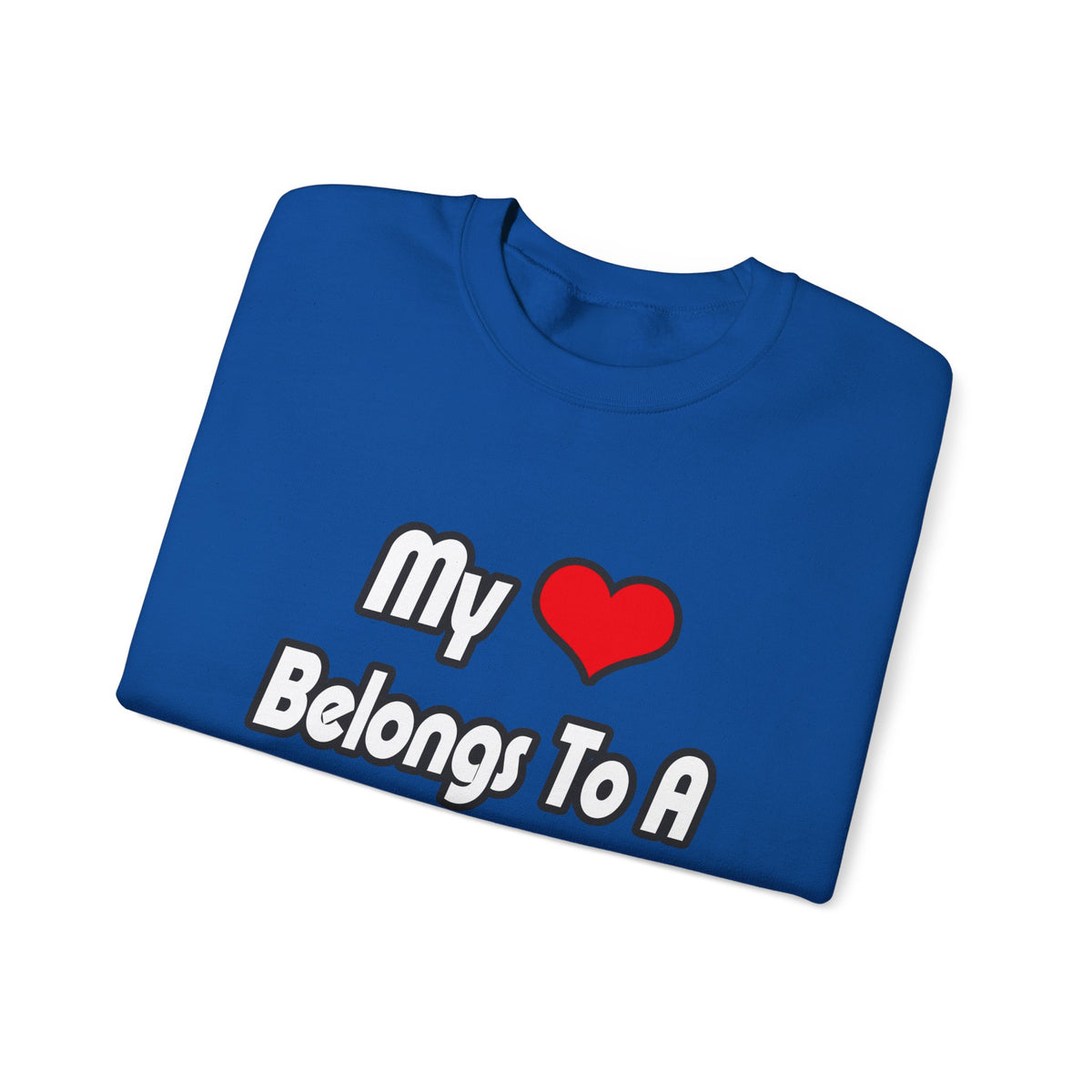 My Heart Belongs To A Doctor - Unisex Heavy Blend™ Crewneck Sweatshirt