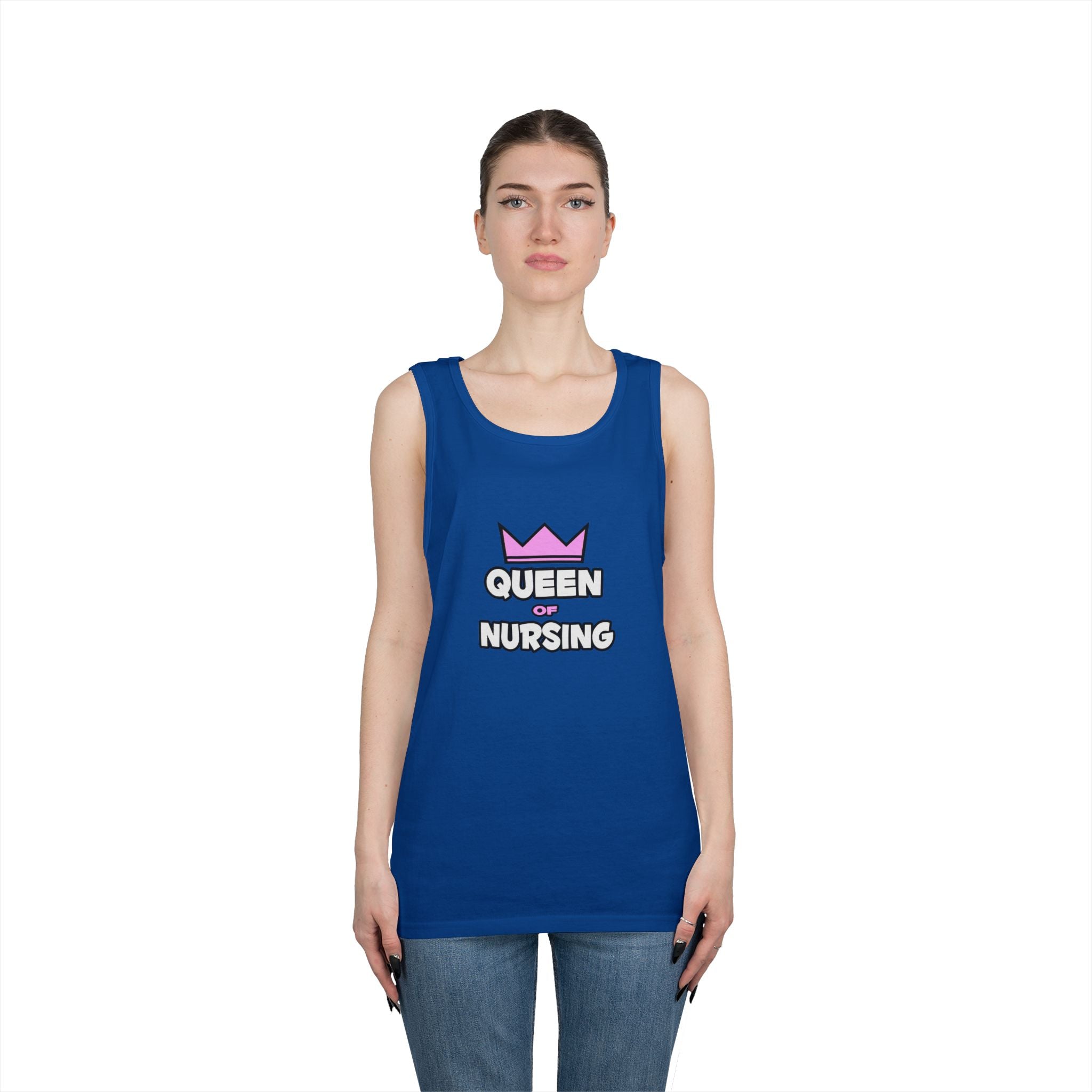 Queen of Nursing - Unisex Heavy Cotton Tank Top