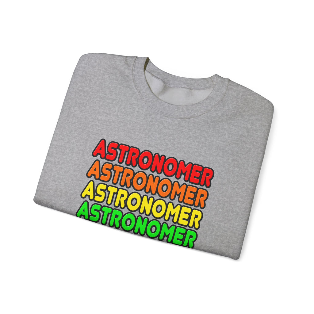 Rainbow Astronomer - Unisex Heavy Blend™ Crewneck Sweatshirt