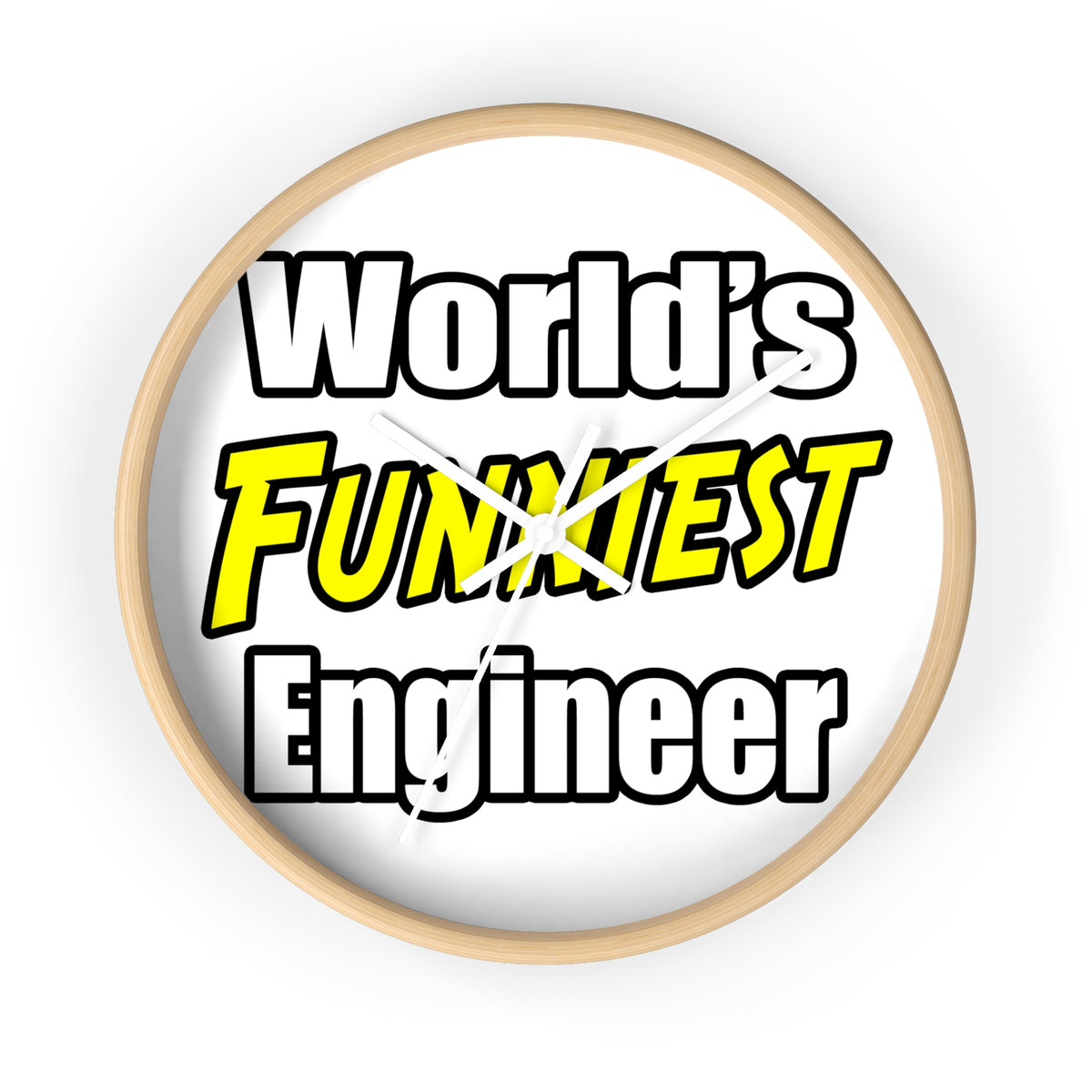 World's Funniest Engineer - Wall Clock