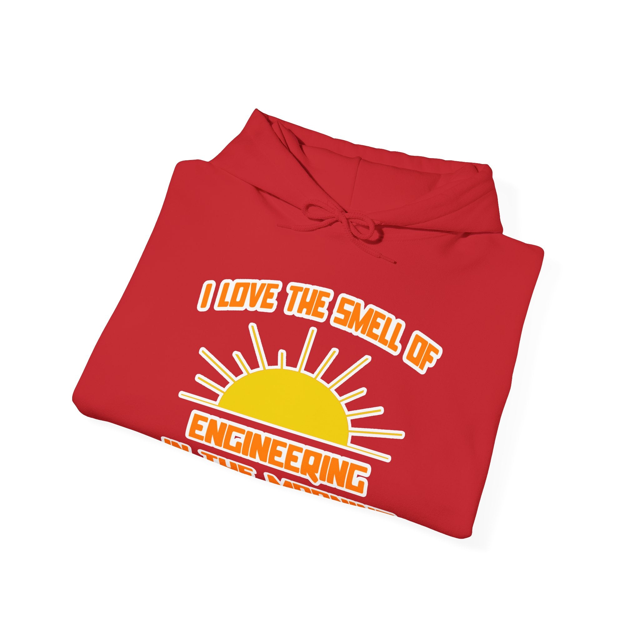 Smell of Engineering in the Morning - Unisex Heavy Blend™ Hooded Sweatshirt