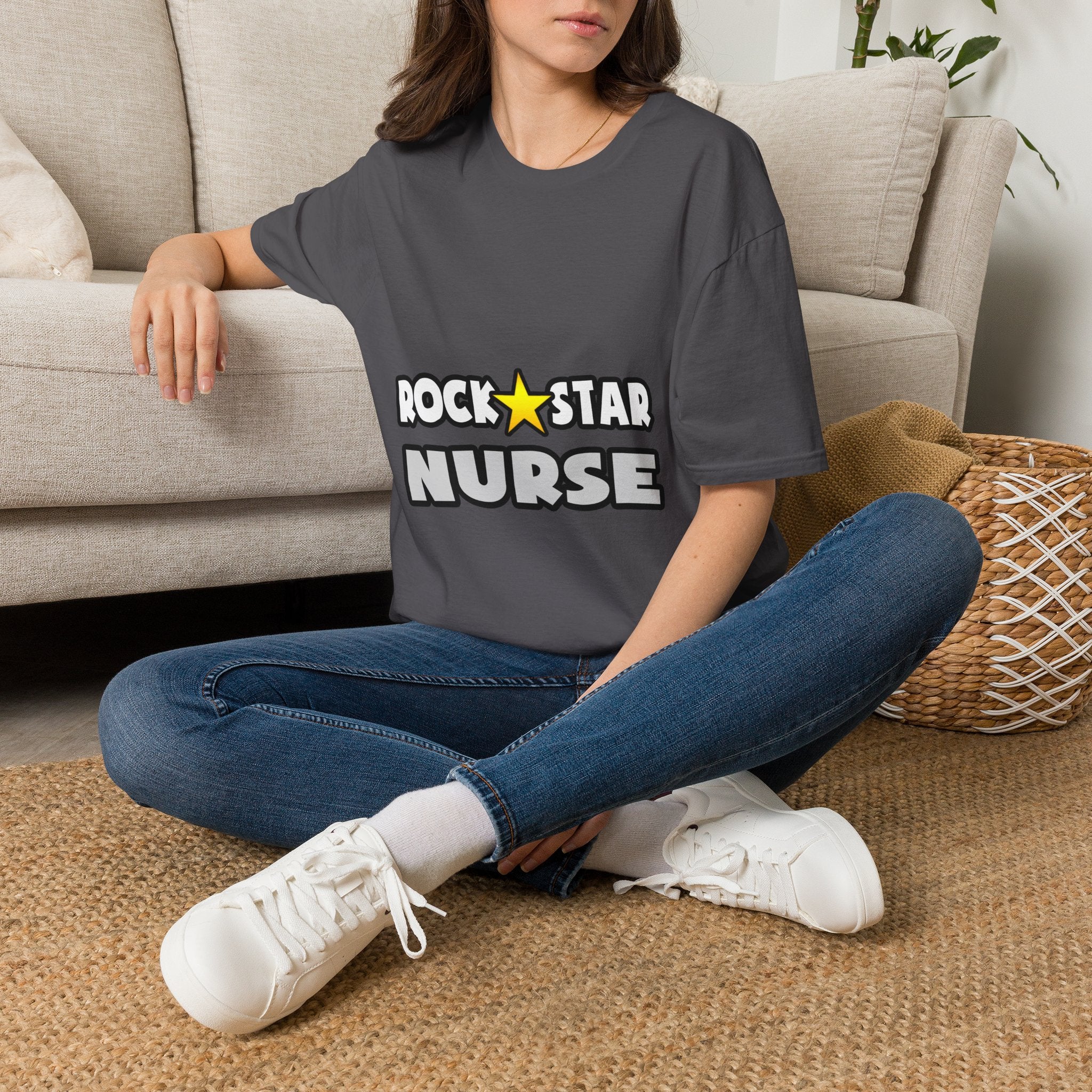 Rock Star Nurse (2) - Unisex Softstyle T-Shirt