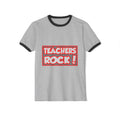 Teachers Rock! - Unisex Cotton Ringer T-Shirt