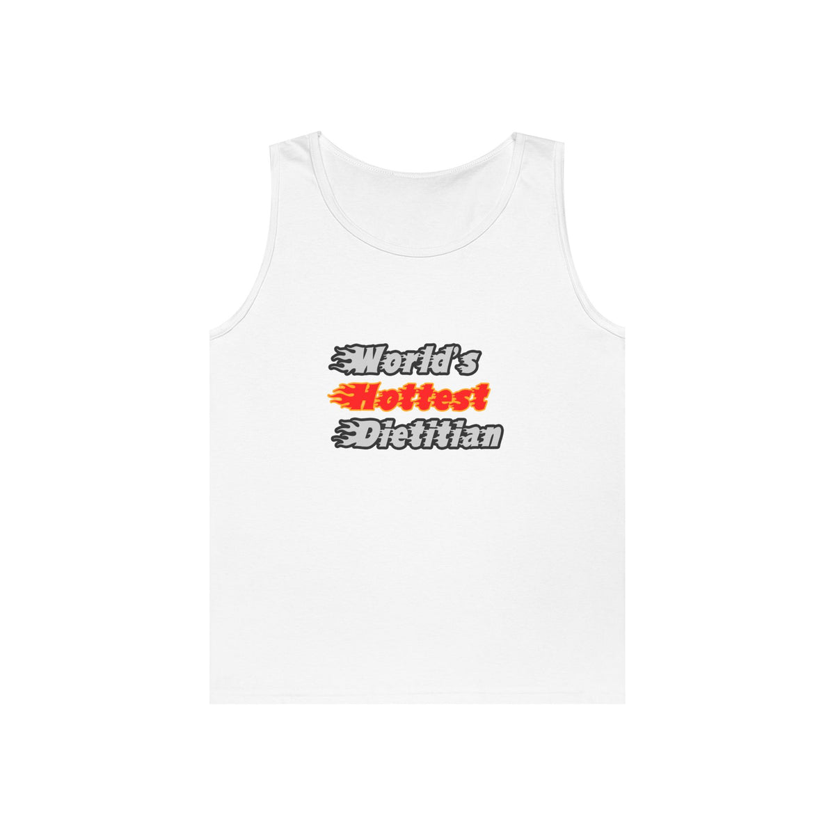 World's Hottest Dietitian - Unisex Heavy Cotton Tank Top