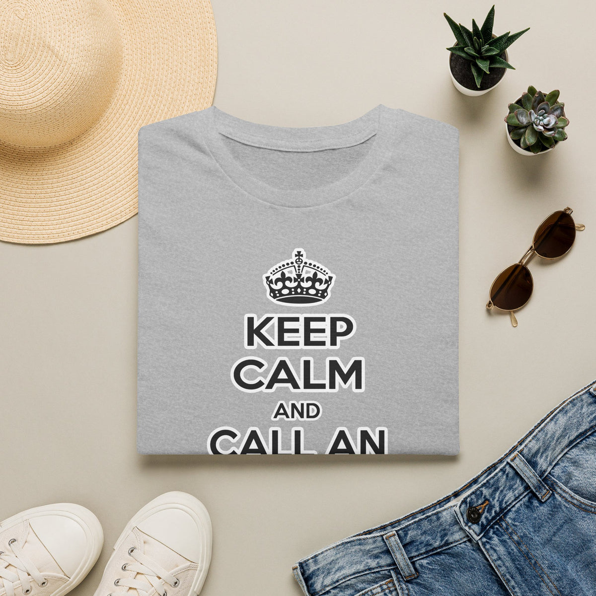 Keep Calm and Call an Athletic Trainer - Unisex Softstyle T-Shirt