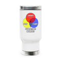 Venn Diagram .. Geriatric Nurses - Stainless Steel Travel Mug with Handle, 14oz