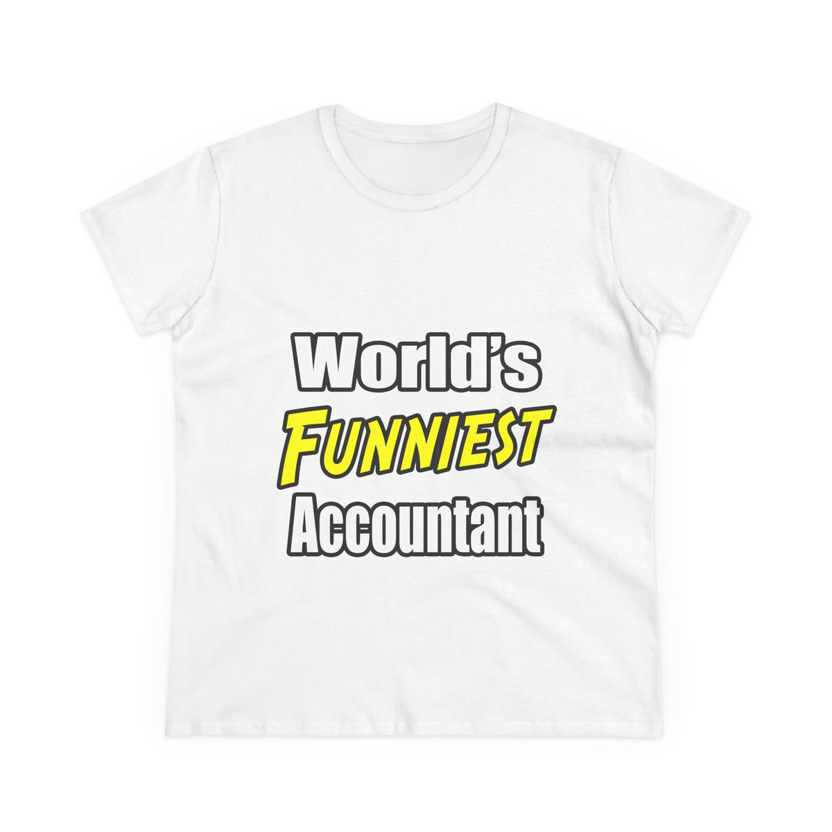 World's Funniest Accountant - Women's Midweight Cotton Tee