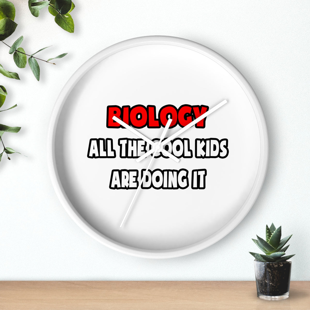 Funny Biologist Shirts and Gifts - Wall Clock