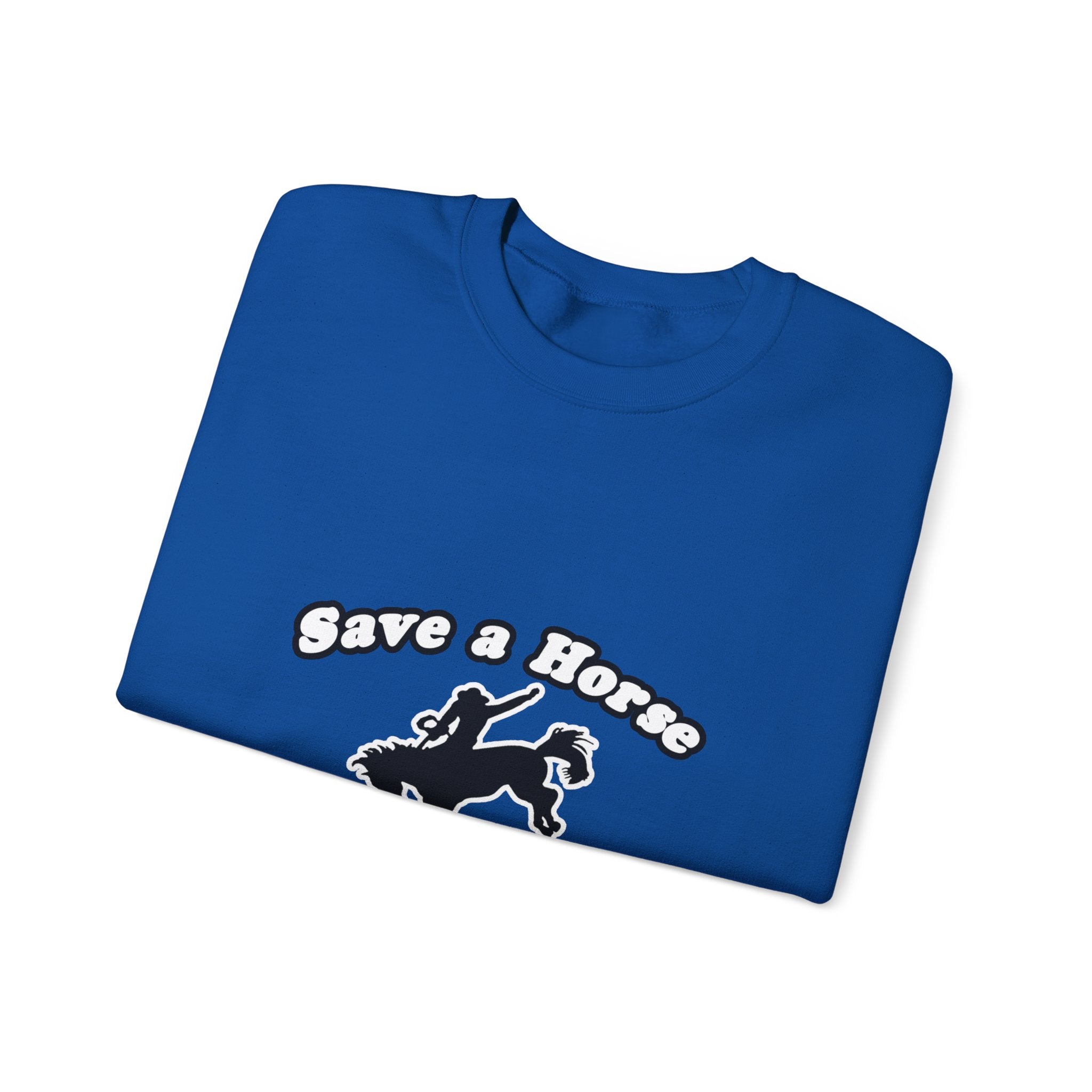 save horse ride teacher - Unisex Heavy Blend™ Crewneck Sweatshirt