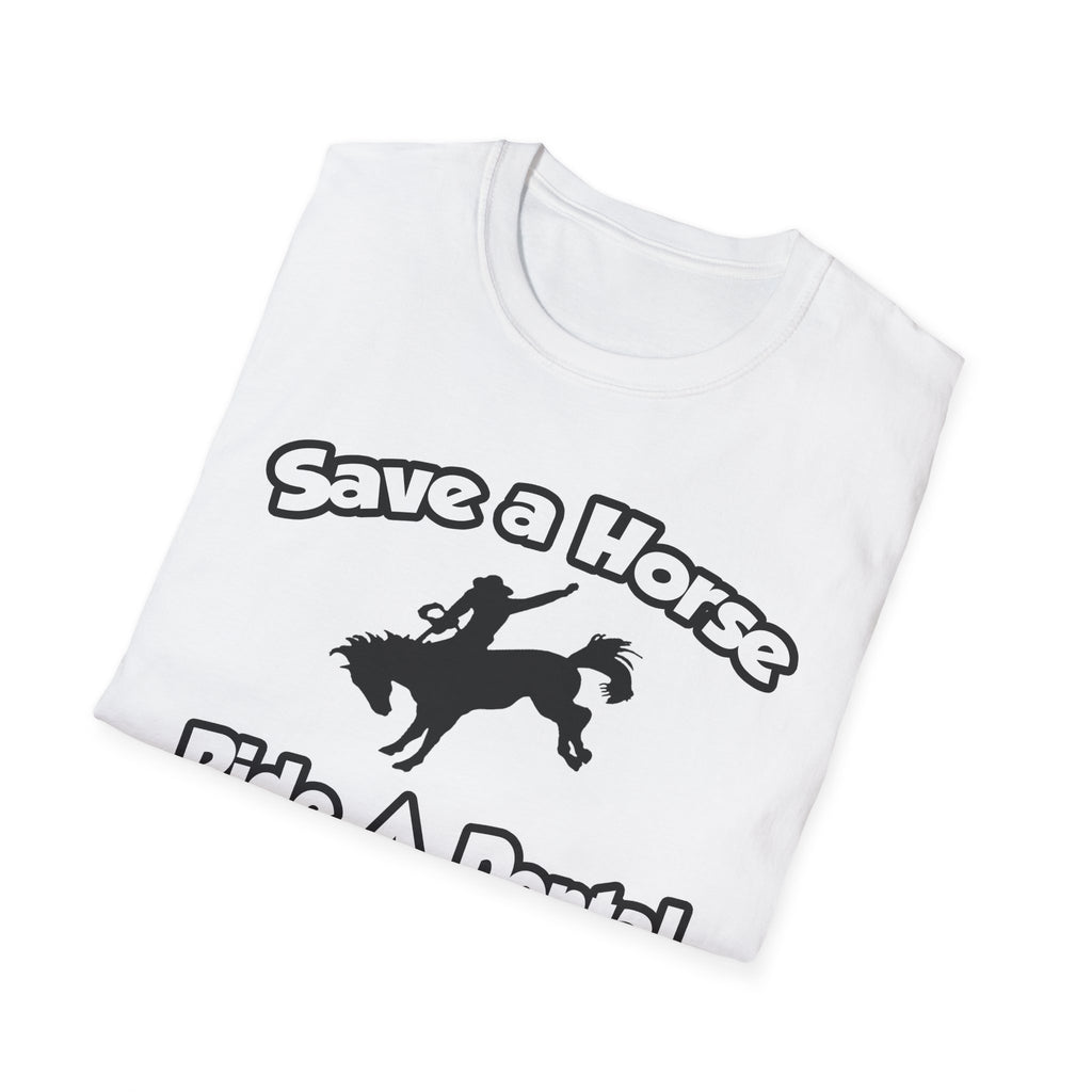 Save a Horse, Ride a Dental Hygienist - Unisex Softstyle T-Shirt
