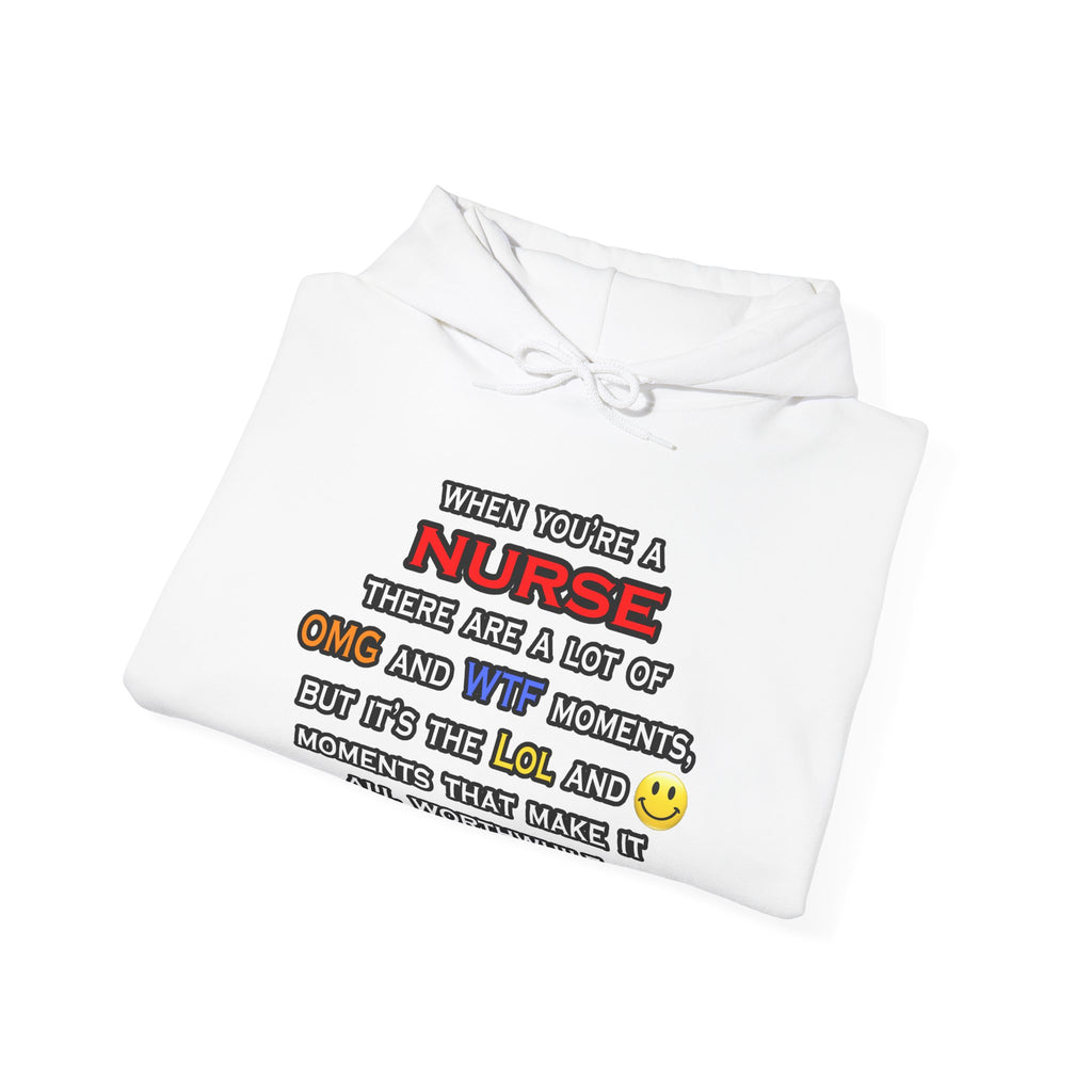Nurse ... OMG WTF LOL - Unisex Heavy Blend™ Hooded Sweatshirt