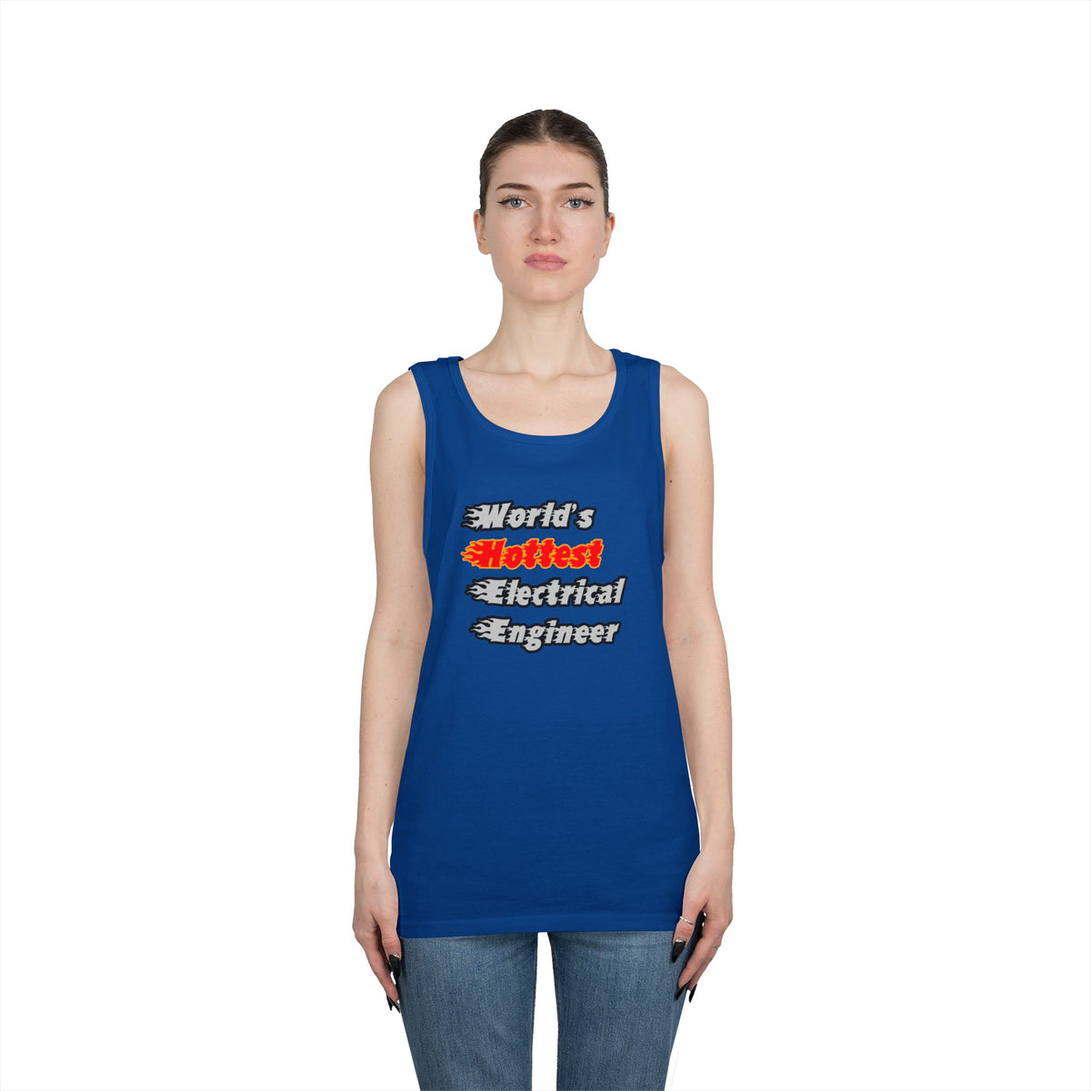 World's Hottest Electrical Engineer - Unisex Heavy Cotton Tank Top