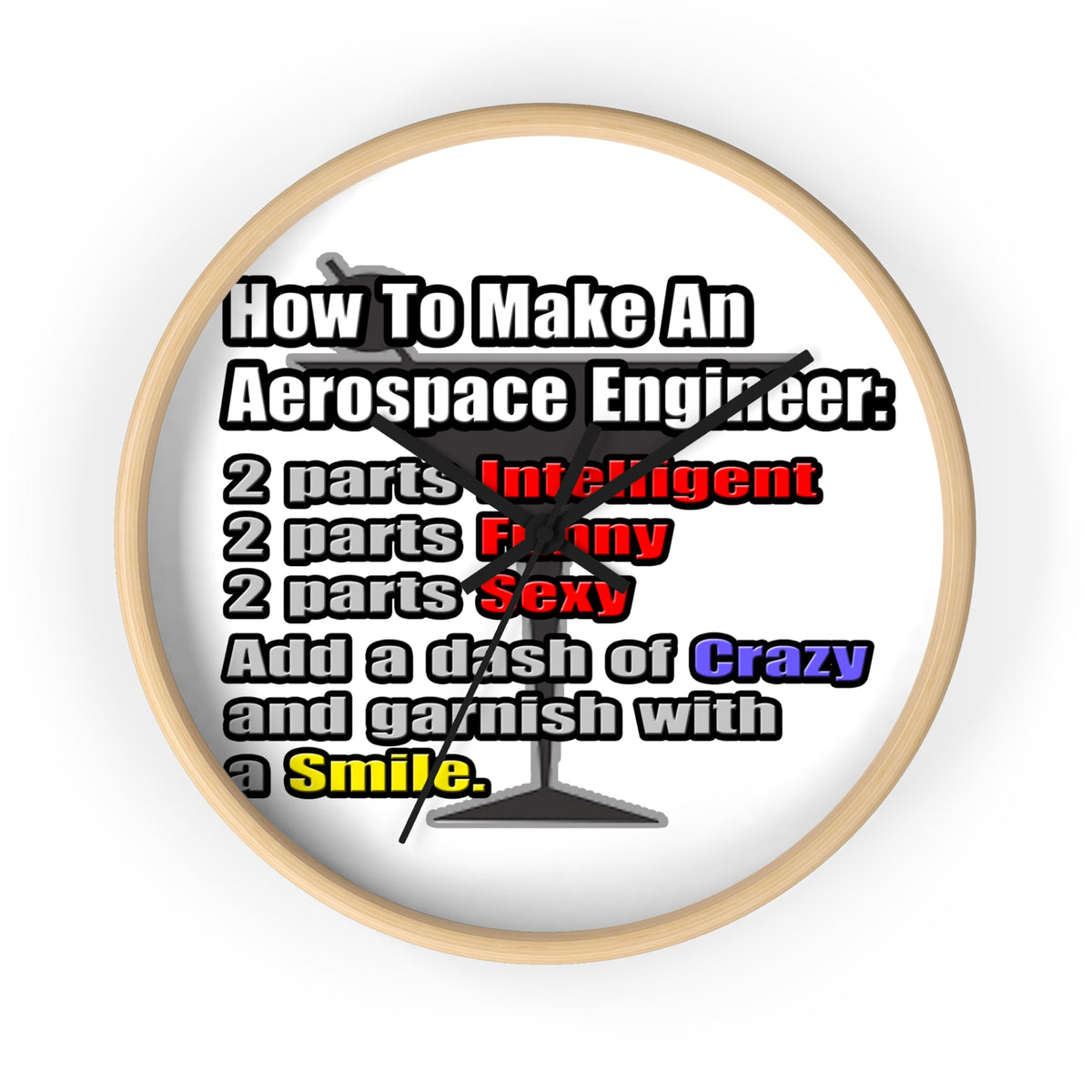 How To Make an Aerospace Engineer - Wall Clock
