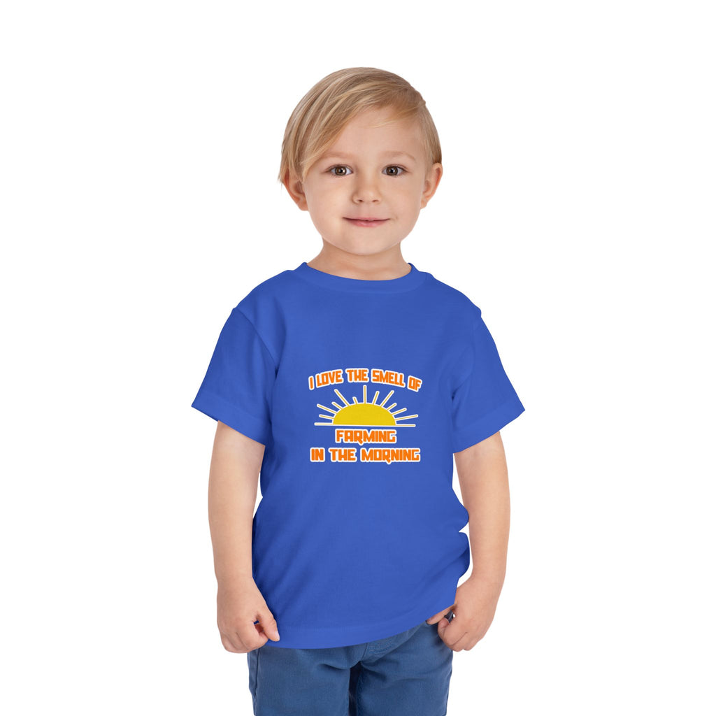Smell of Farming in the Morning - Toddler Short Sleeve Tee