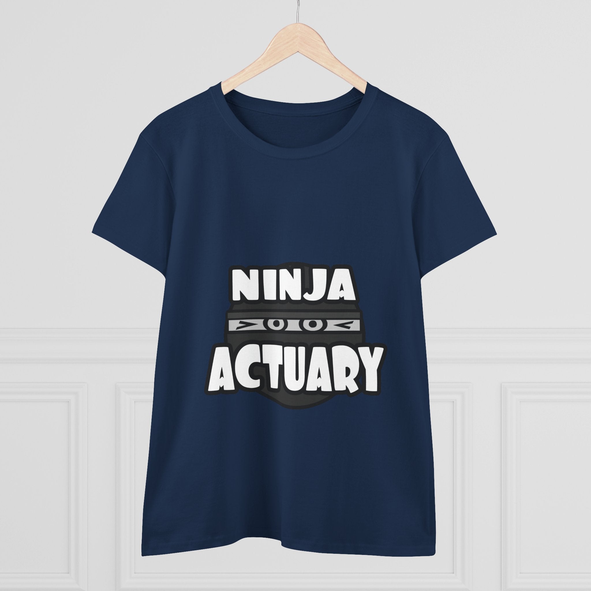 Ninja Actuary - Women's Midweight Cotton Tee