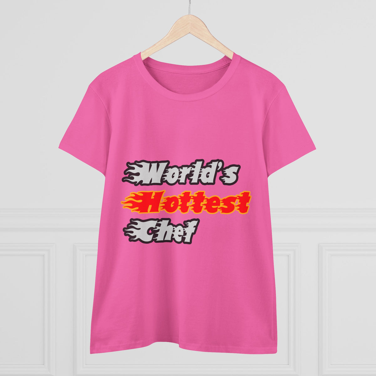 World's Hottest Chef - Women's Midweight Cotton Tee