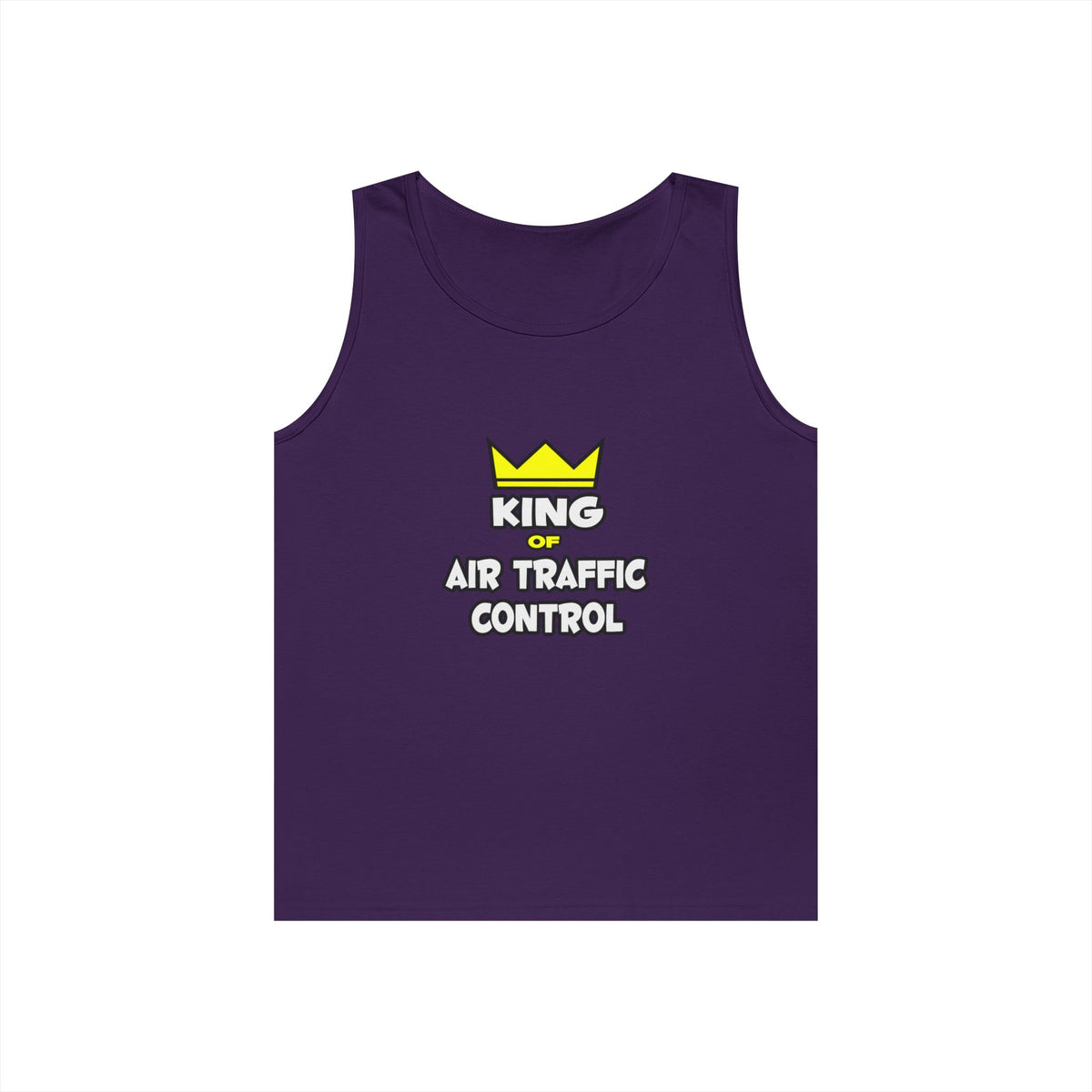 King of Air Traffic Control - Unisex Heavy Cotton Tank Top