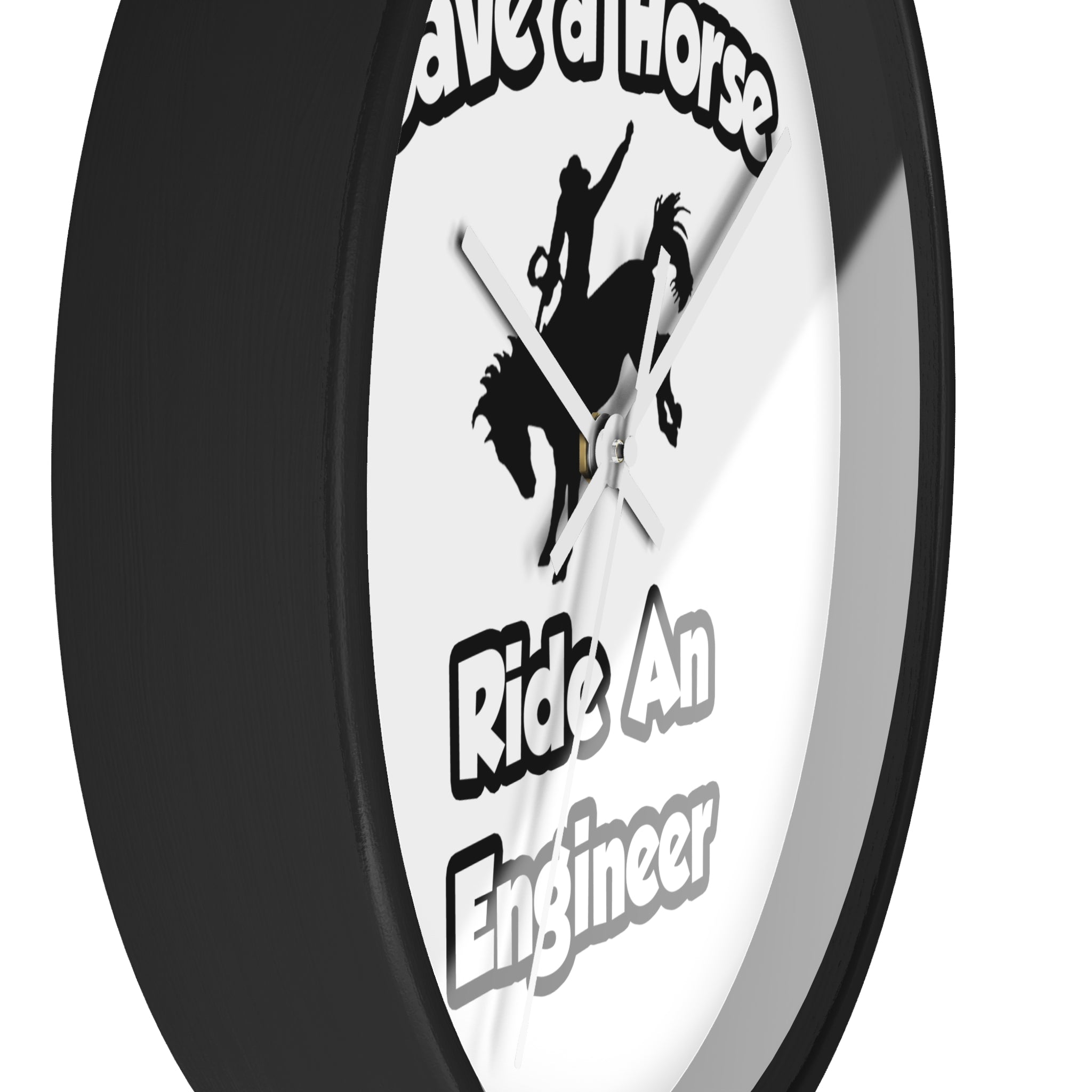 Save a Horse .. Ride an Engineer - Wall Clock