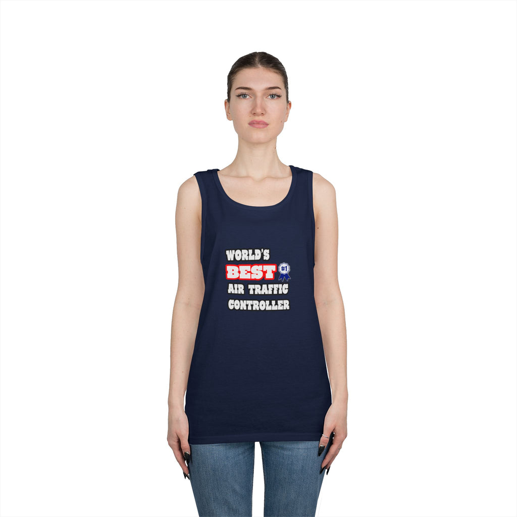World's Best Air Traffic Controller - Unisex Heavy Cotton Tank Top