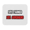 Half Farmer ... Half Superhero - Mouse Pad (Rectangle)