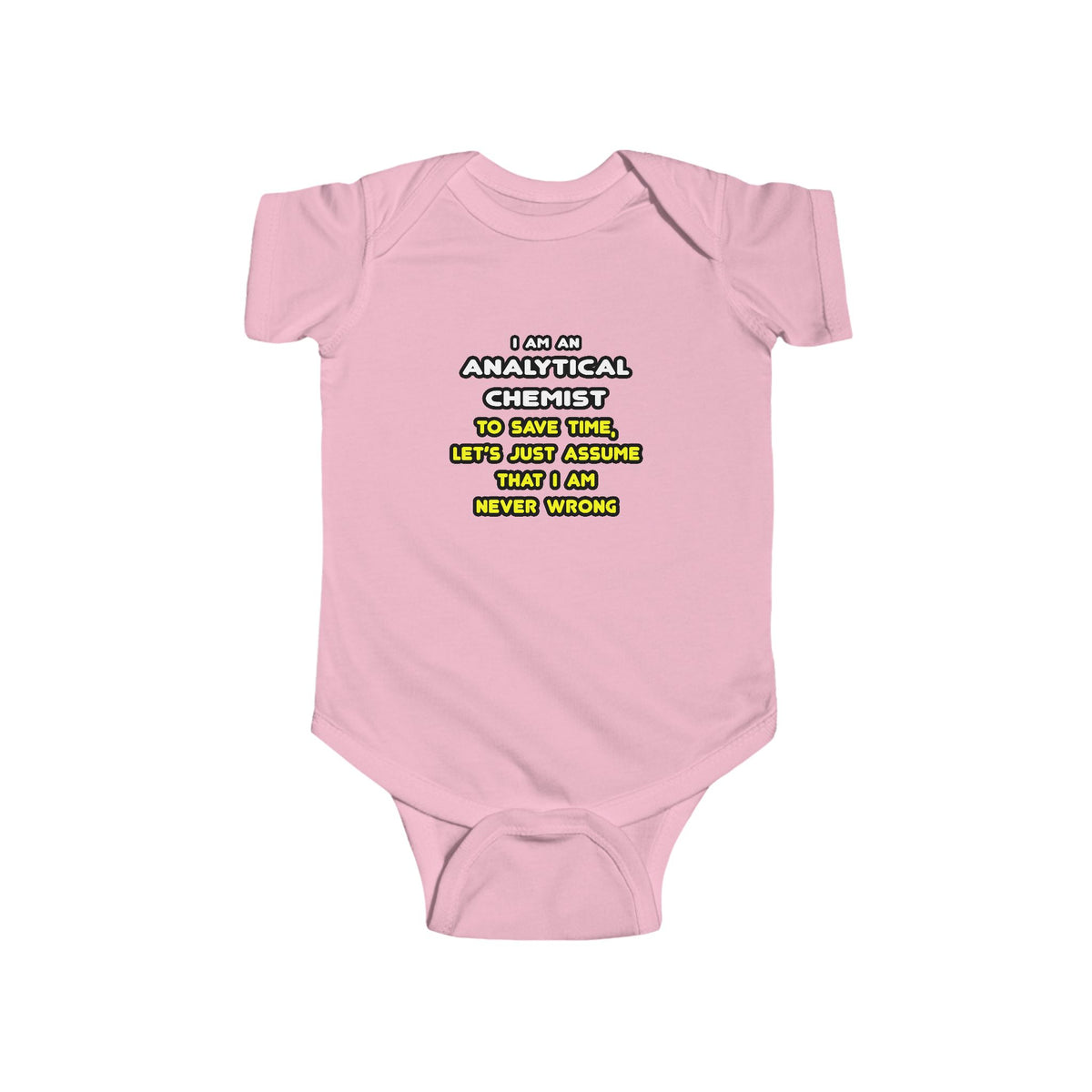 Funny Analytical Chemist T Shirts - Infant Fine Jersey Bodysuit