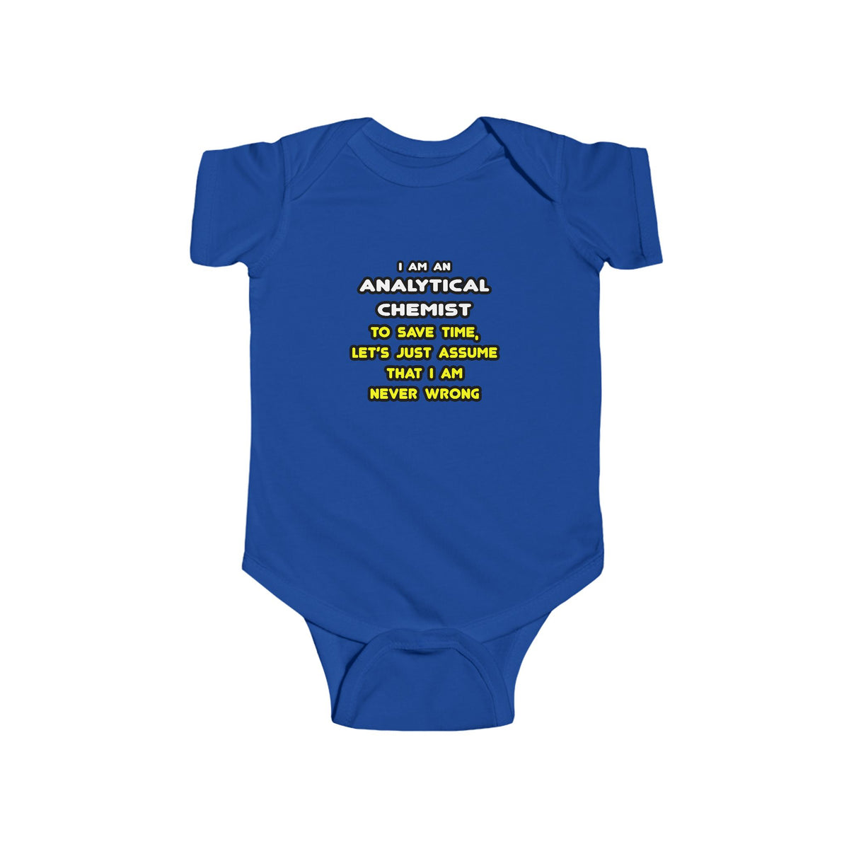 Funny Analytical Chemist T Shirts - Infant Fine Jersey Bodysuit