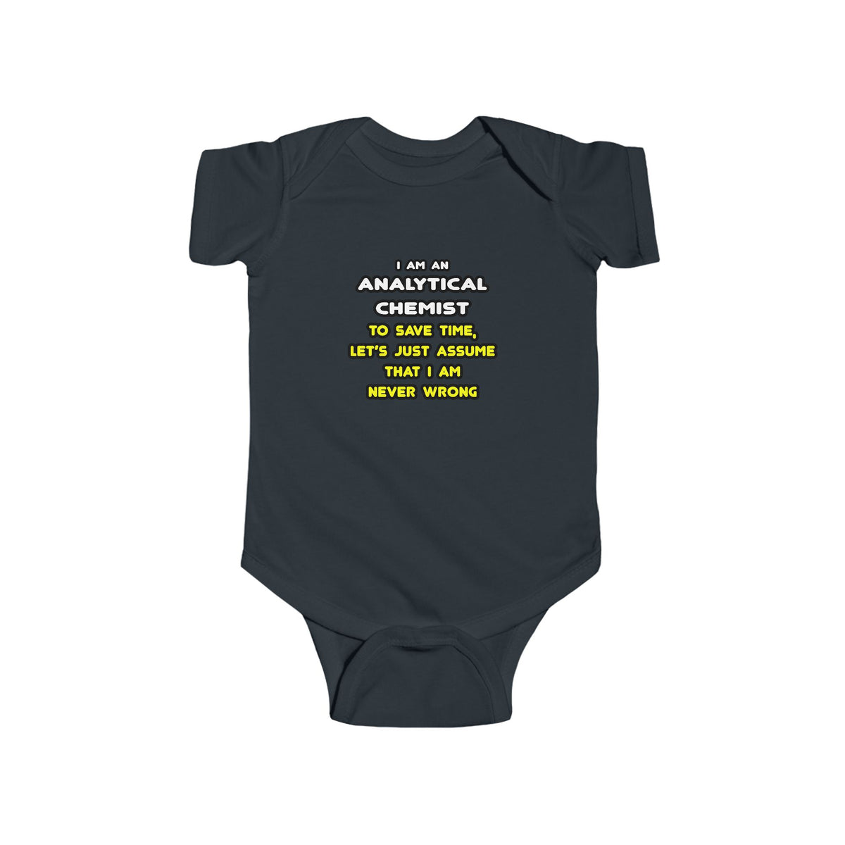 Funny Analytical Chemist T Shirts - Infant Fine Jersey Bodysuit
