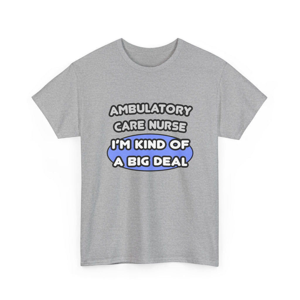 Ambulatory Care Nurse ... I'm Kind of a Big Deal - Unisex Heavy Cotton Tee