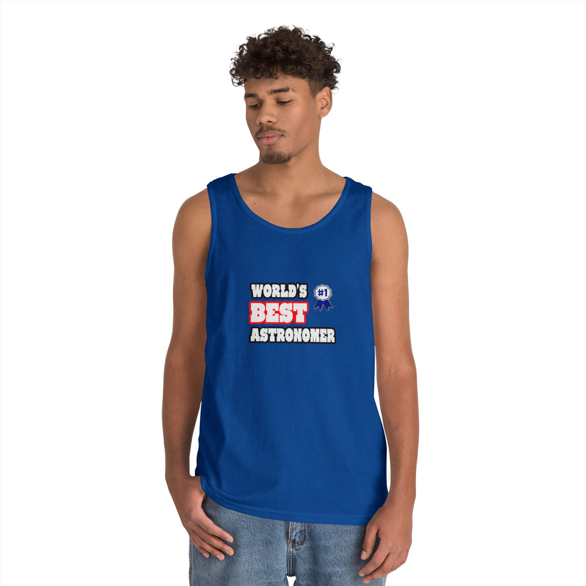 World's Best Astronomer - Unisex Heavy Cotton Tank Top