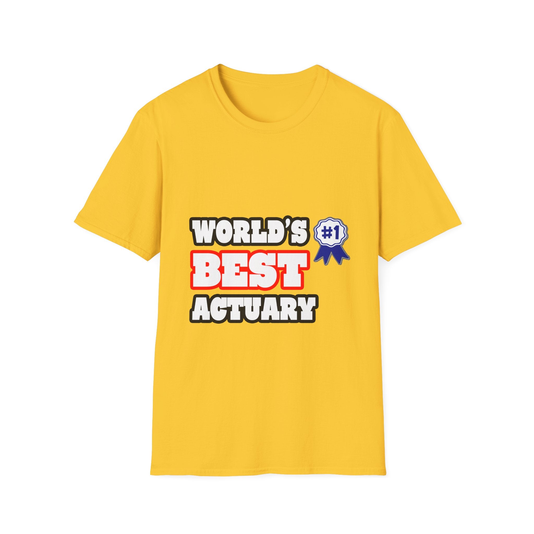 World's Best Actuary - Unisex Softstyle T-Shirt