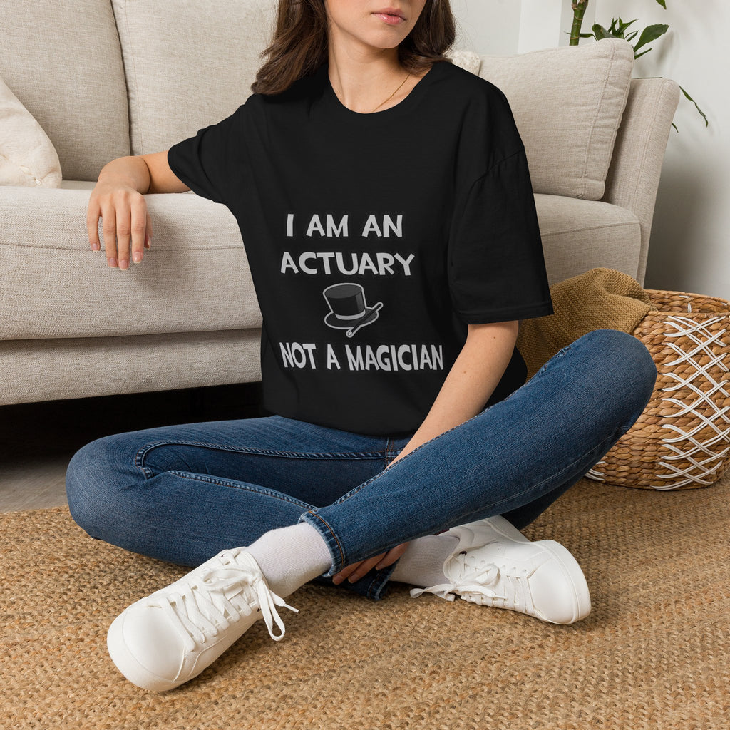 I Am An Actuary... Not A Magician - Unisex Softstyle T-Shirt