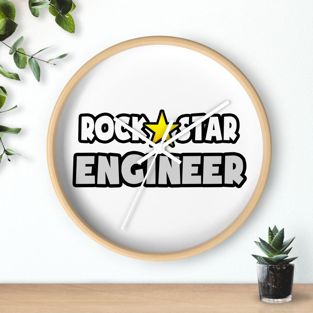 Rock Star Engineer (2) - Wall Clock