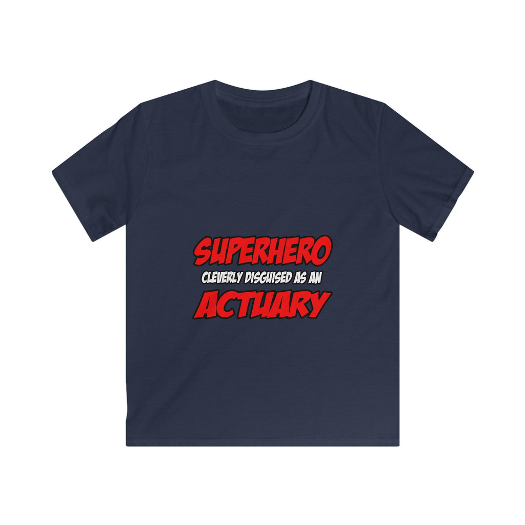Superhero...Actuary - Kids Softstyle Tee
