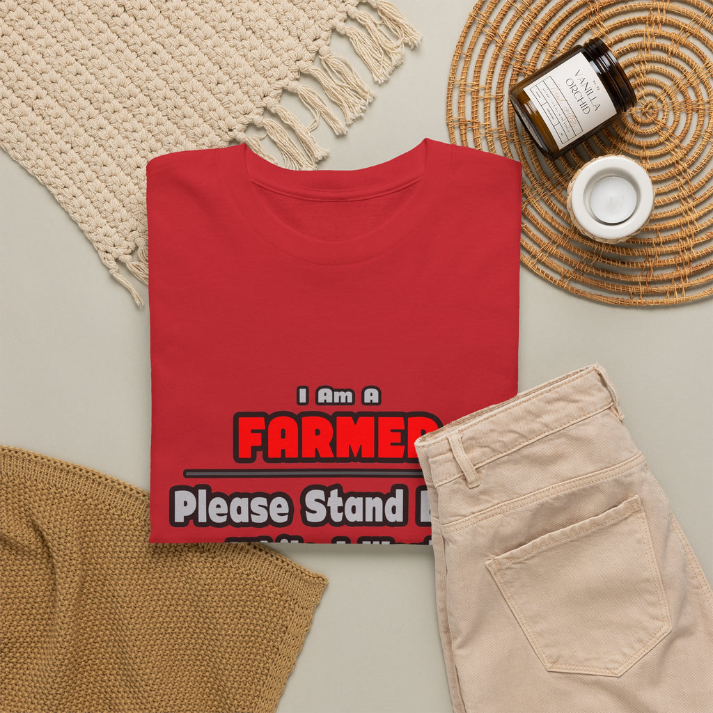 Farmer ... Stand Back ... Work My Magic - Unisex Heavy Cotton Tee