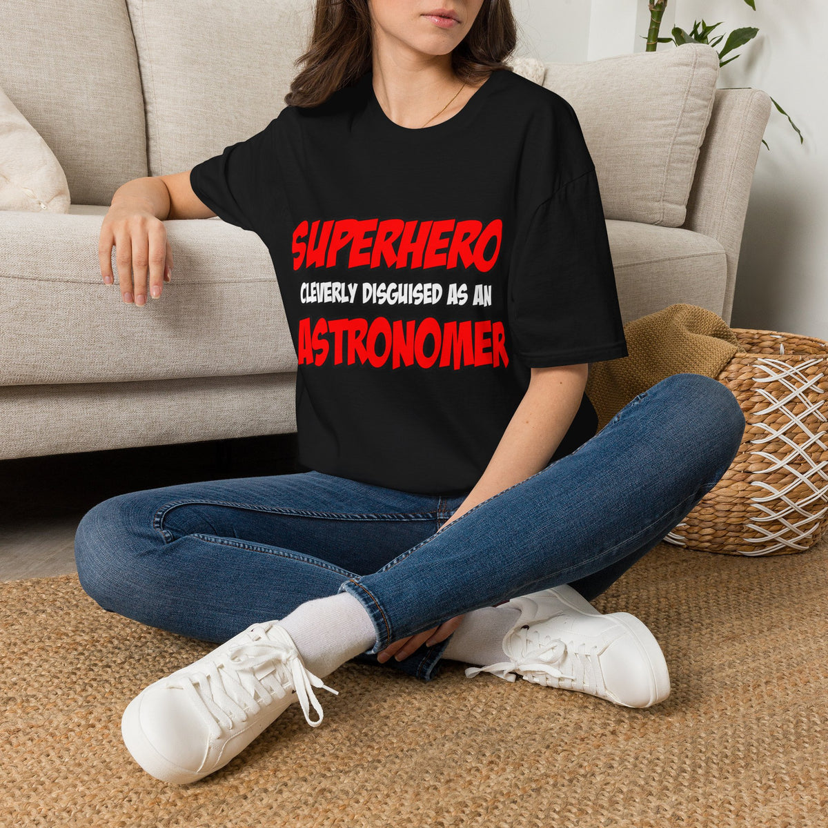 Superhero...Astronomer - Unisex Softstyle T-Shirt