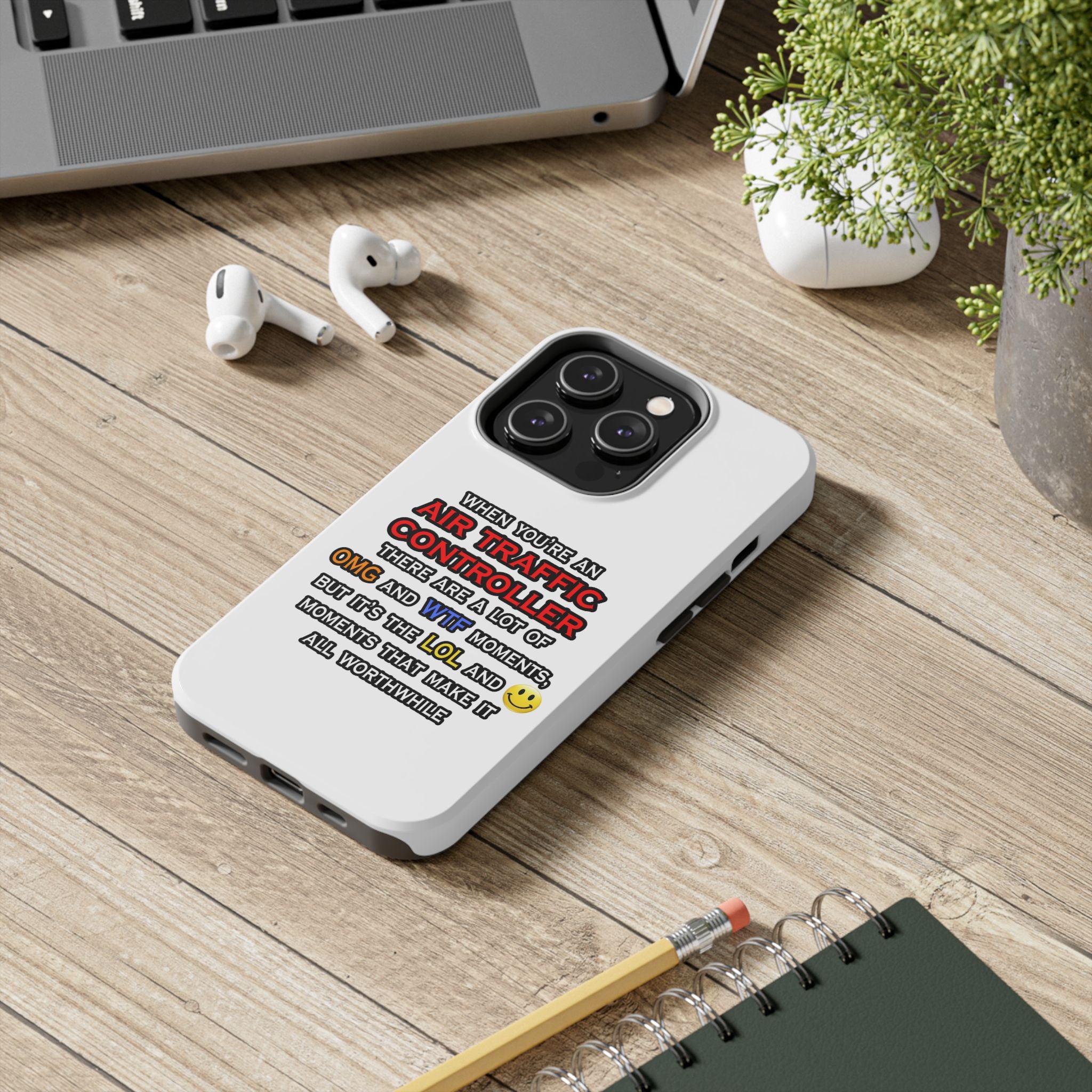 Funny Air Traffic Controller ... OMG WTF LOL - Tough Phone Cases