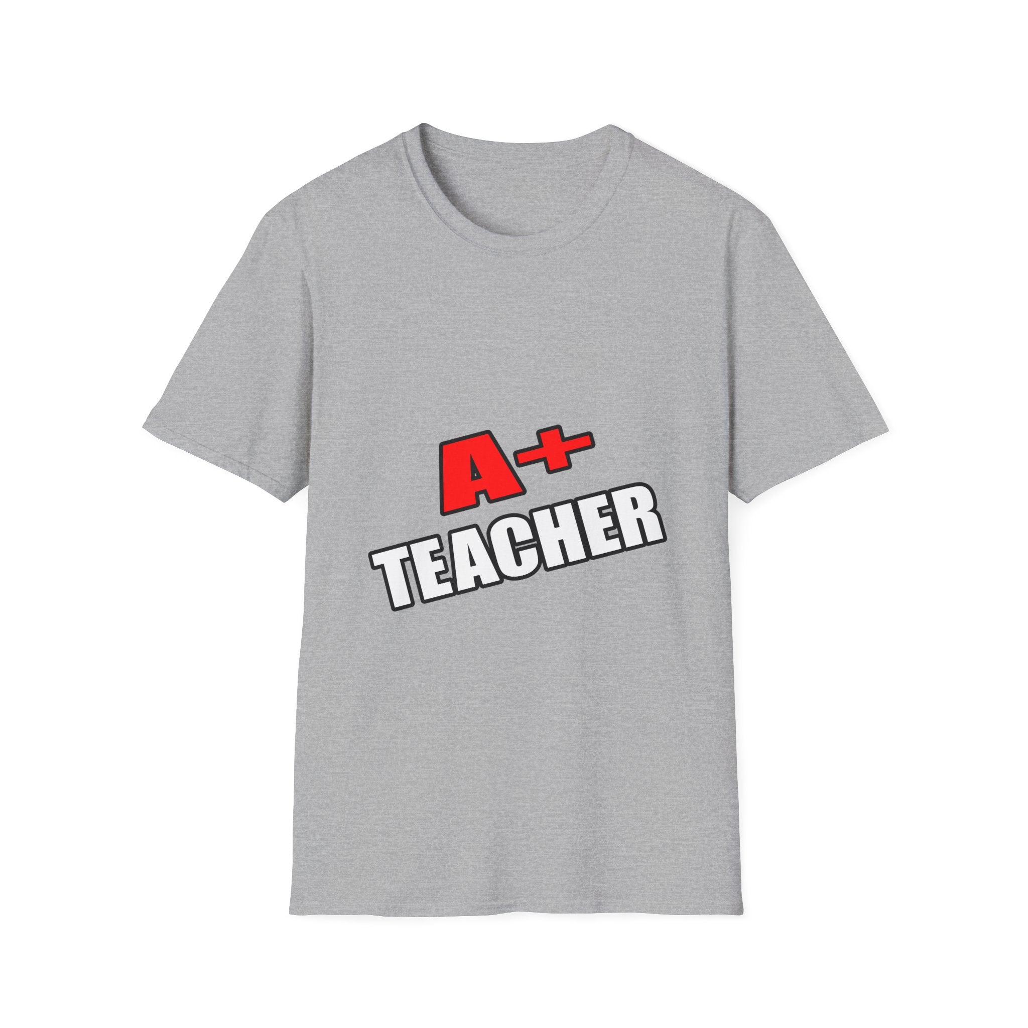 a plus teacher - Unisex Softstyle T-Shirt
