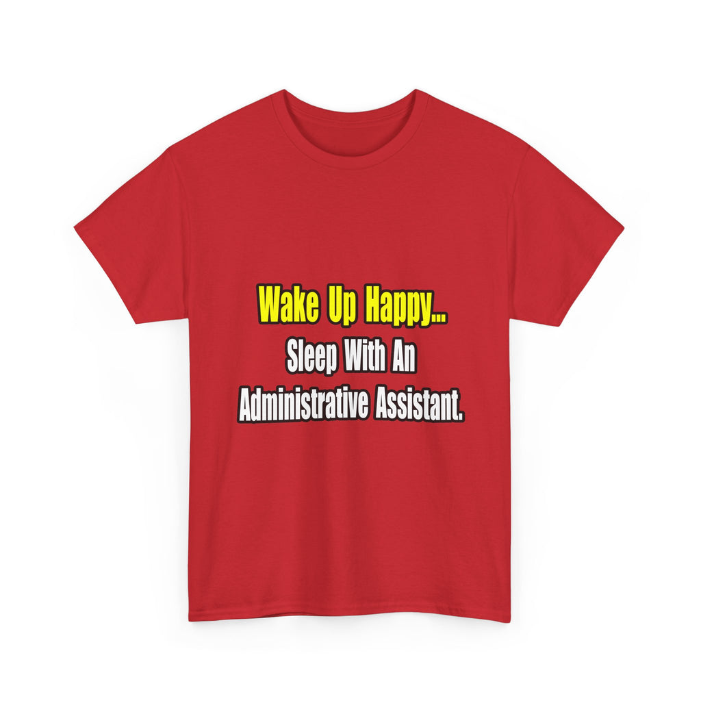 Sleep With An Administrative Assistant - Unisex Heavy Cotton Tee