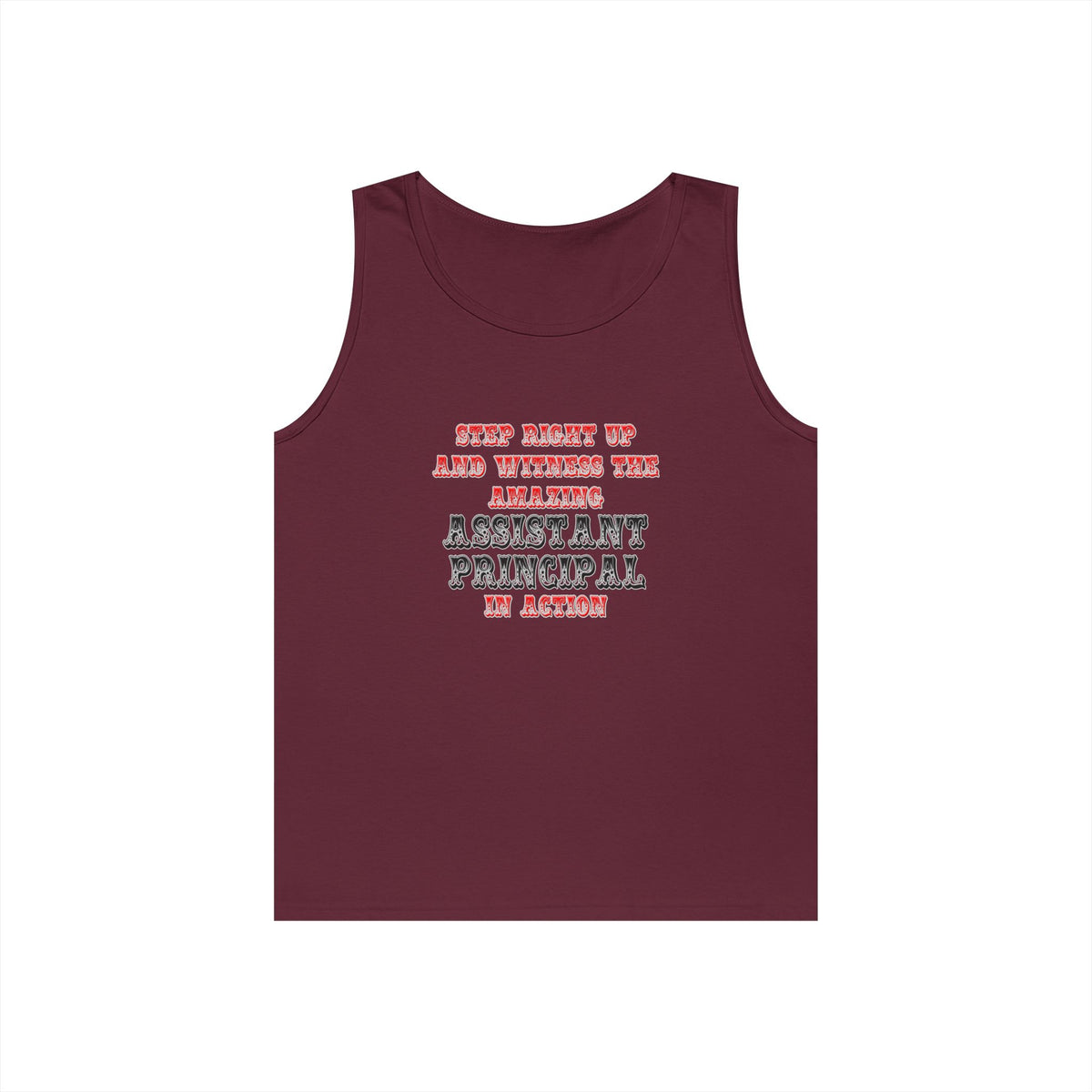 Amazing Assistant Principal In Action - Unisex Heavy Cotton Tank Top