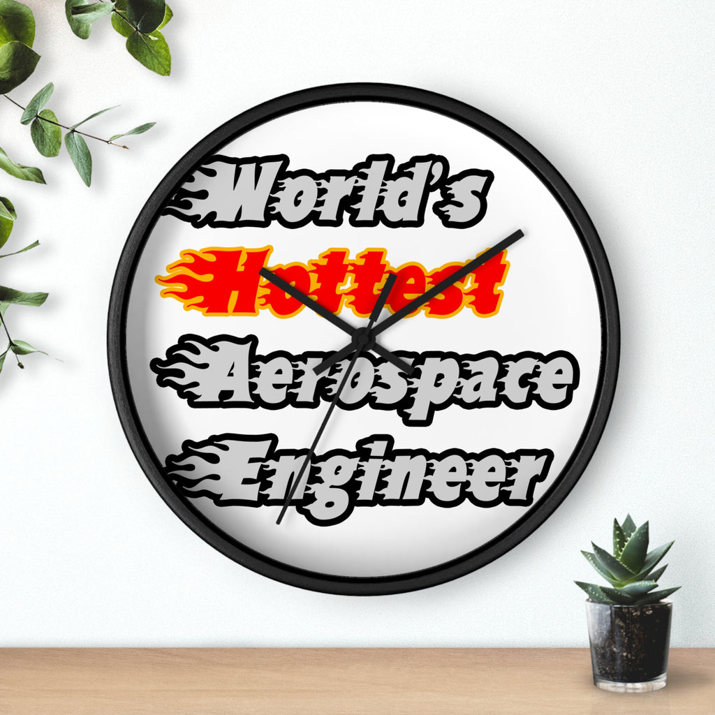 World's Hottest Aerospace Engineer - Wall Clock