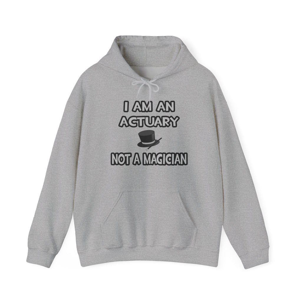 I Am An Actuary... Not A Magician - Unisex Heavy Blend™ Hooded Sweatshirt