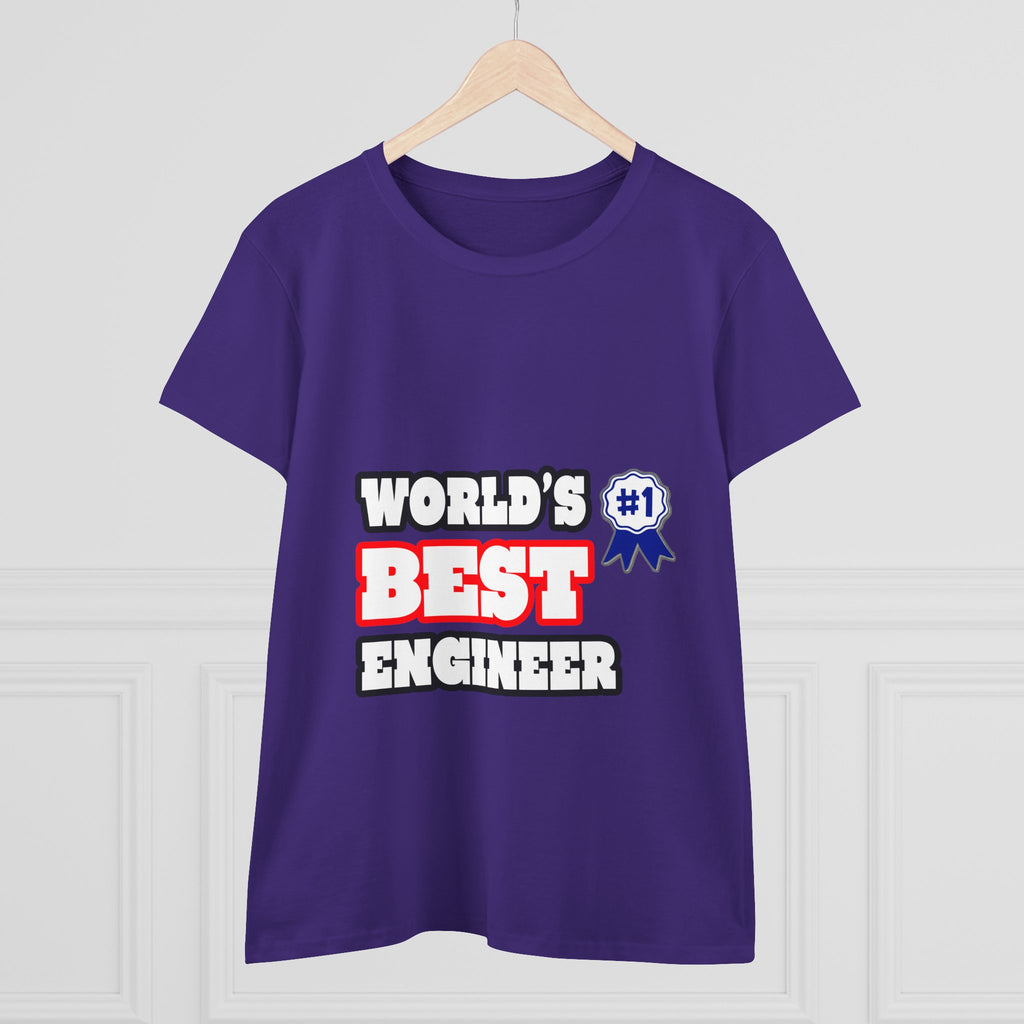 World's Best Engineer - Women's Midweight Cotton Tee
