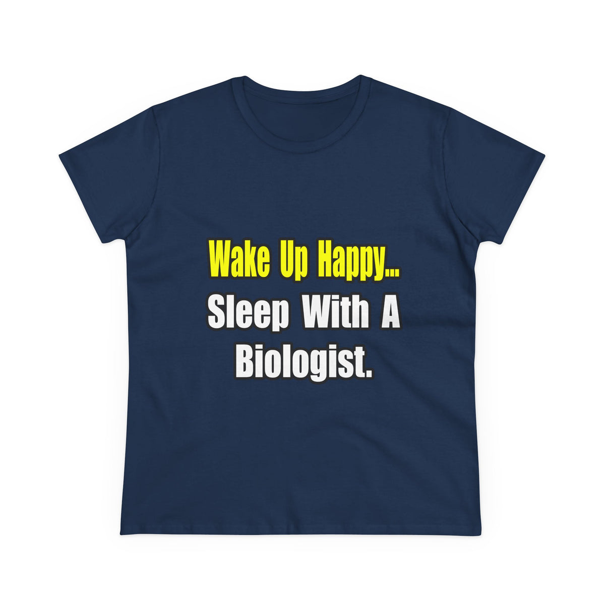 Sleep With Biologist - Women's Midweight Cotton Tee