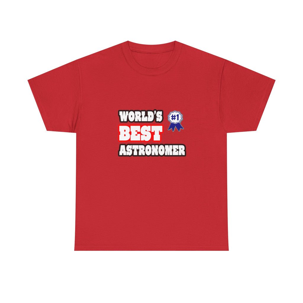 World's Best Astronomer - Unisex Heavy Cotton Tee