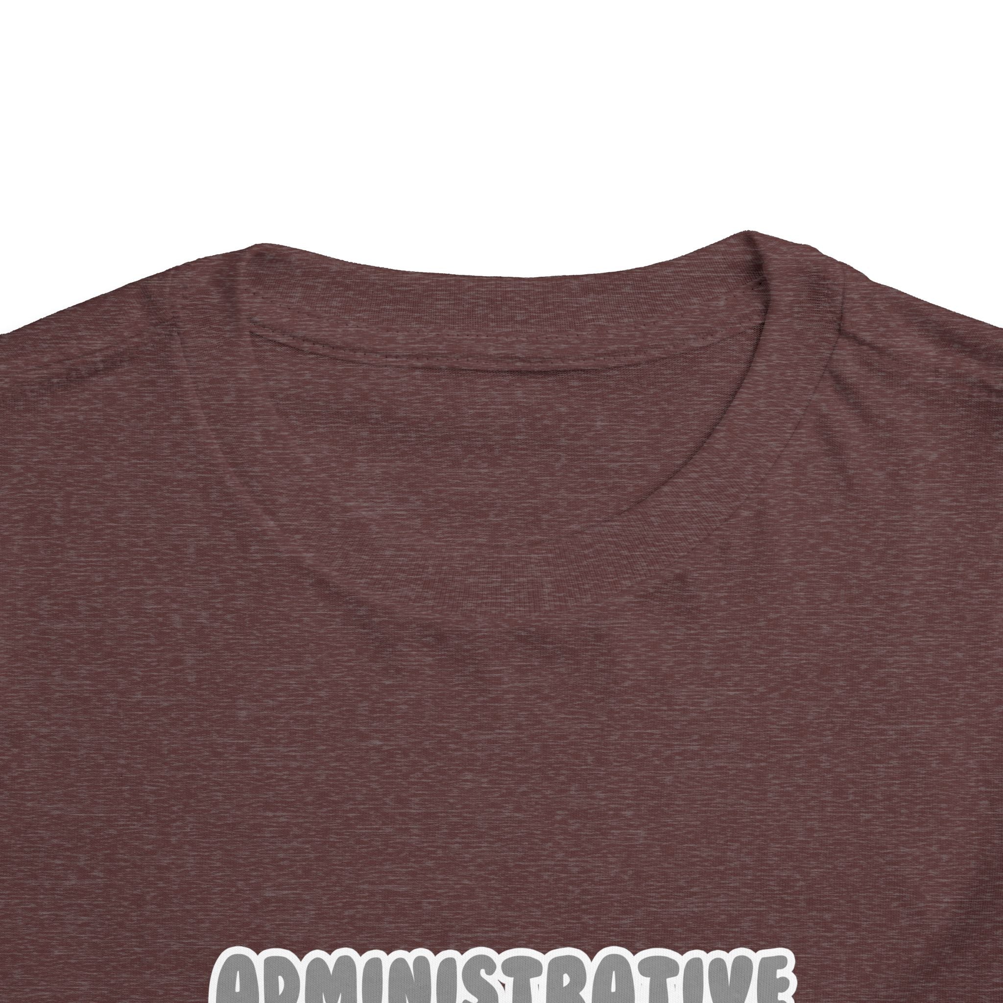 Administrative Asst ... Will Work For Ice Cream - Toddler Short Sleeve Tee