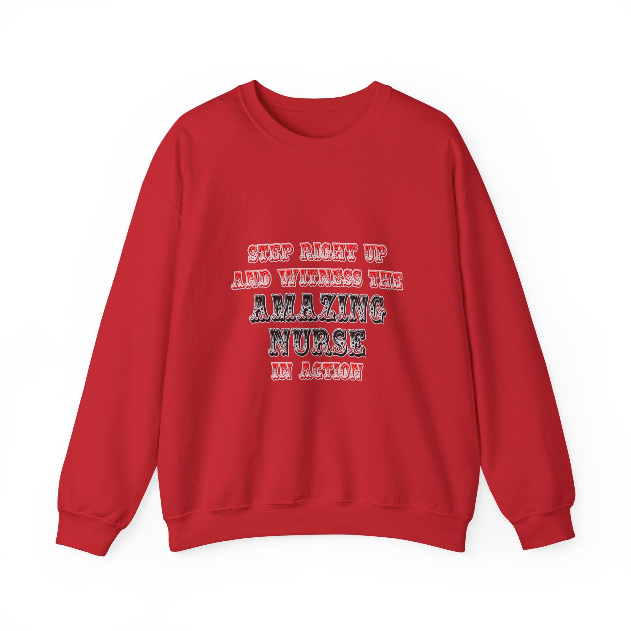 Amazing Nurse In Action - Unisex Heavy Blend™ Crewneck Sweatshirt