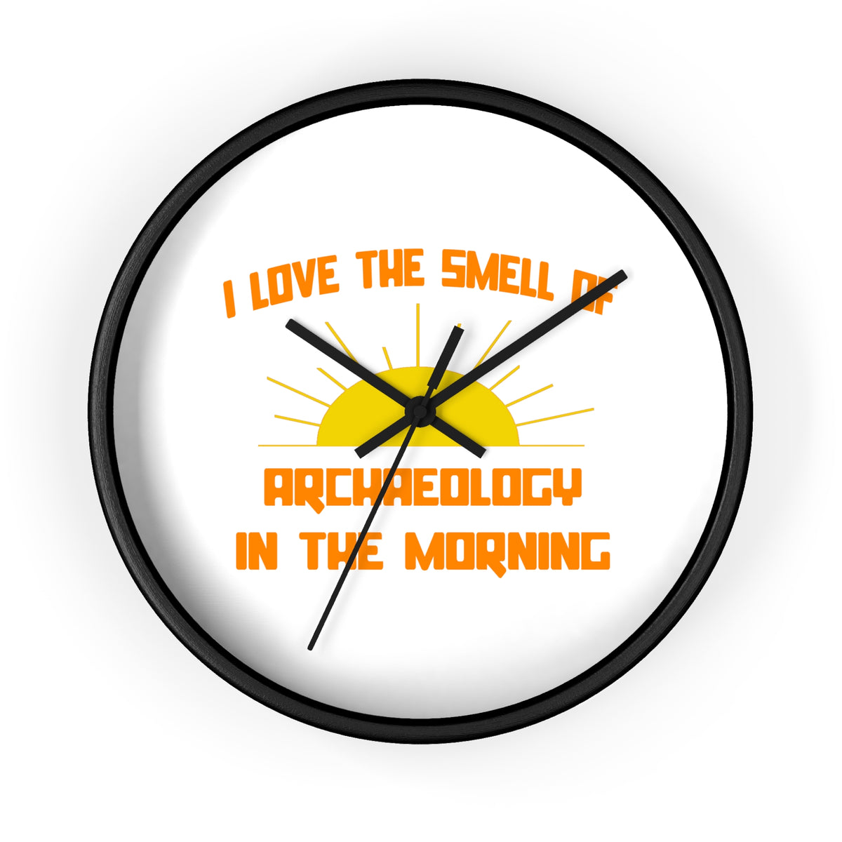 Smell of Archaeology in the Morning - Wall Clock