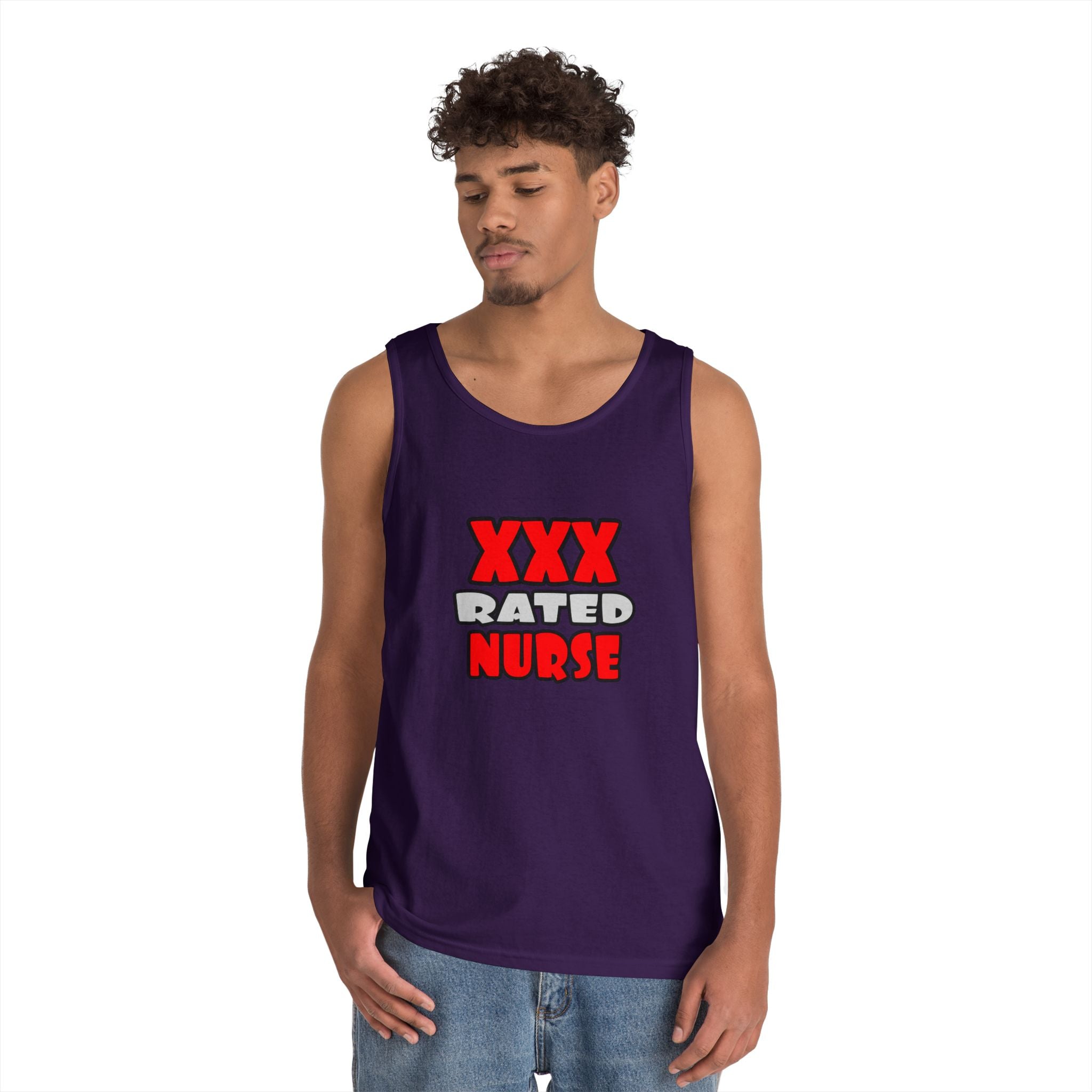 XXX Rated Nurse - Unisex Heavy Cotton Tank Top