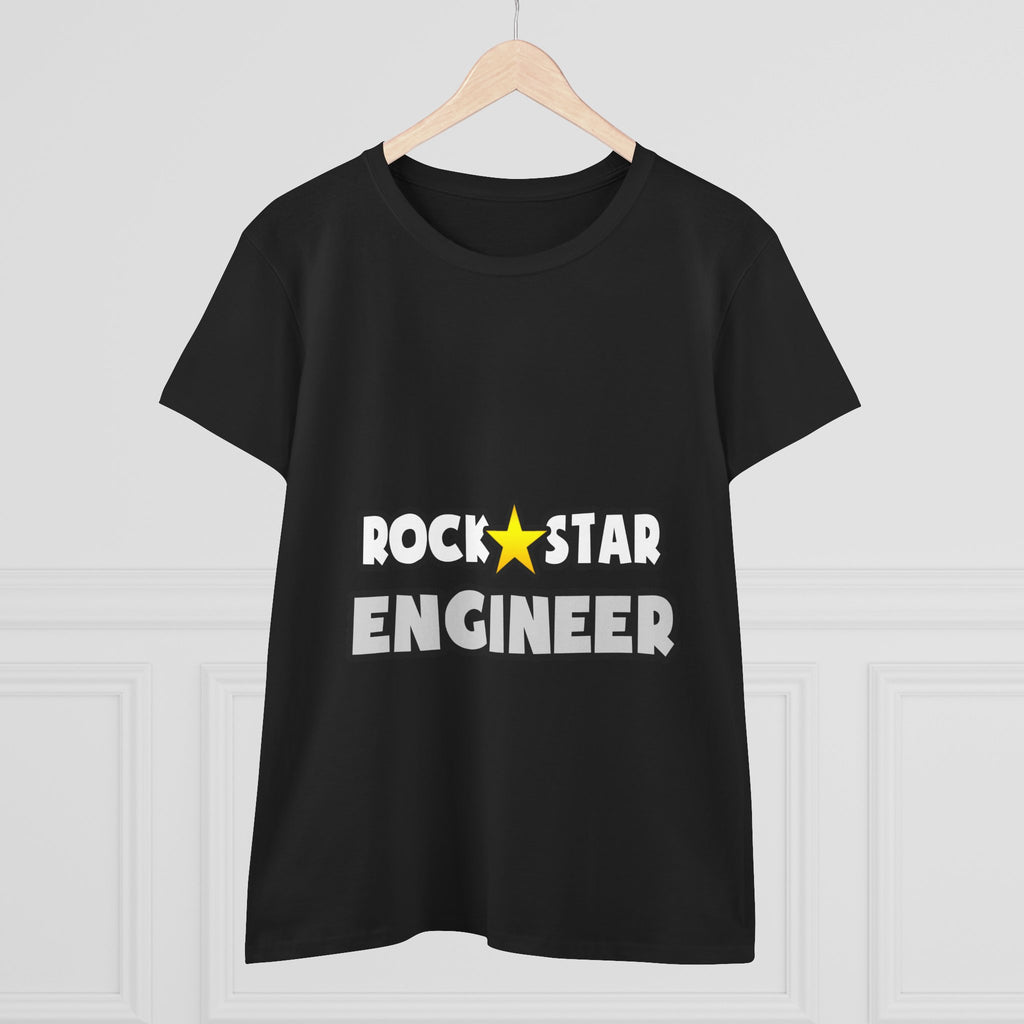 Rock Star Engineer (2) - Women's Midweight Cotton Tee