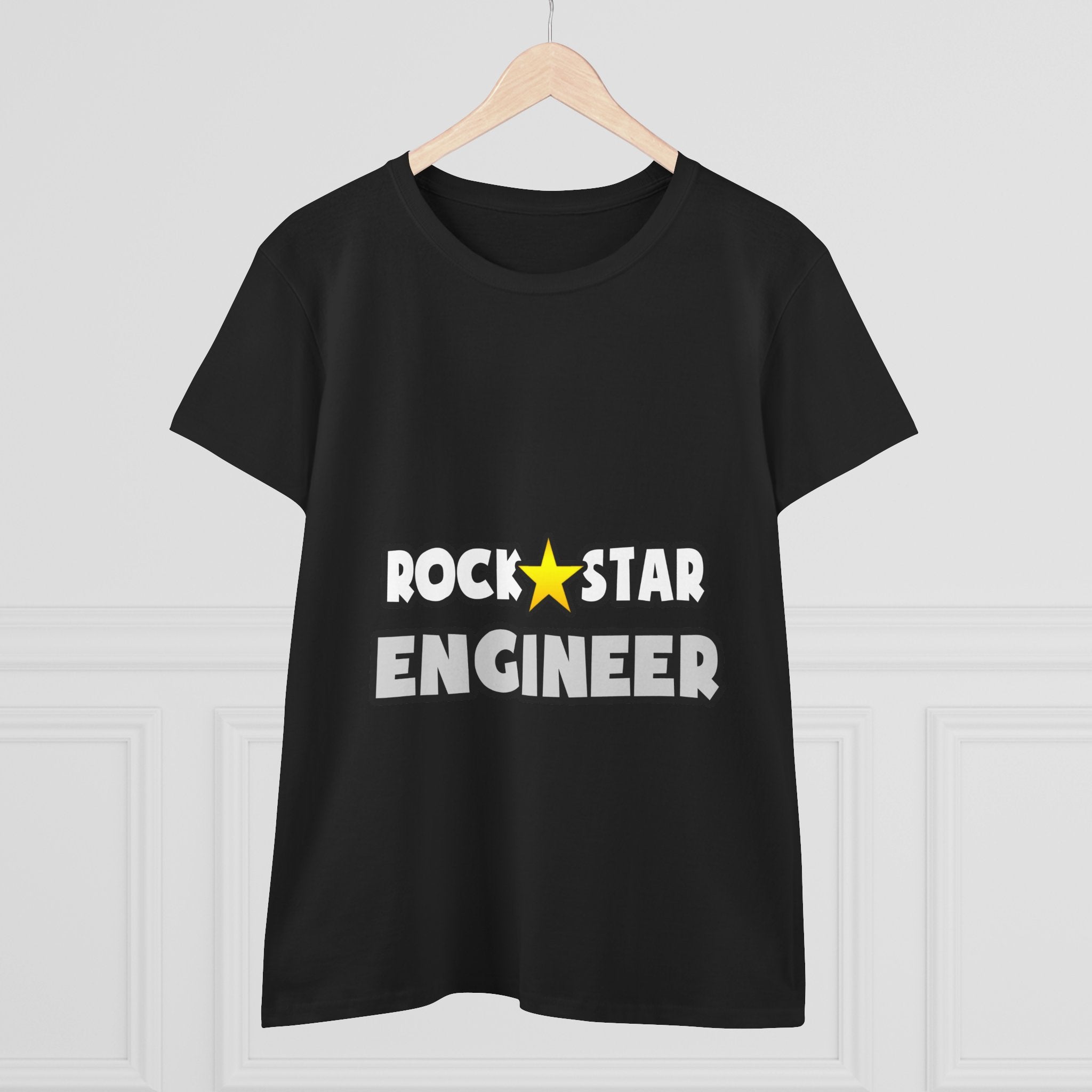 Rock Star Engineer (2) - Women's Midweight Cotton Tee